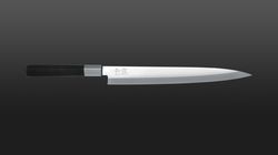 Japanischer Stahl, Wasabi Yanagiba Messer